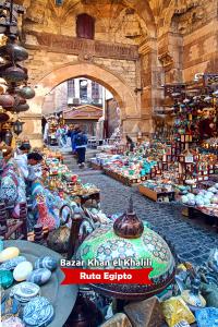 El mercado Khan El Khalili, o Jan El Jalili